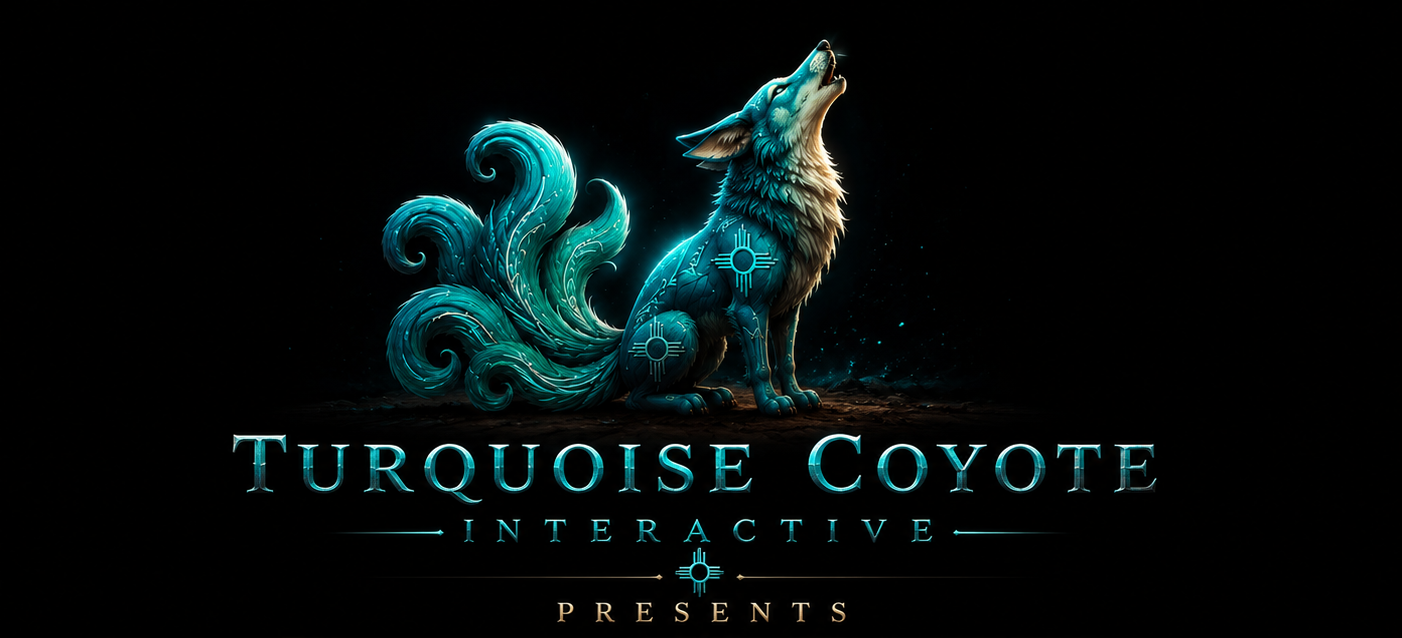 Turquoise Coyote Interactive temporary logo